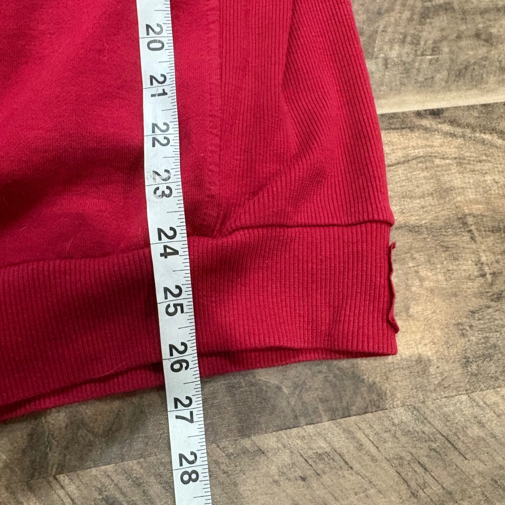 Vintage Y2K IU Jacket Indiana Hoosiers Mens Medium Red Full Zip Fleece - Picture 7 of 7
